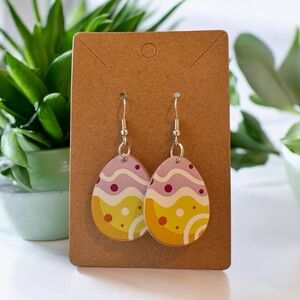 🥚🌸 Easter Egg Spring Dangle Earrings 🌸🥚